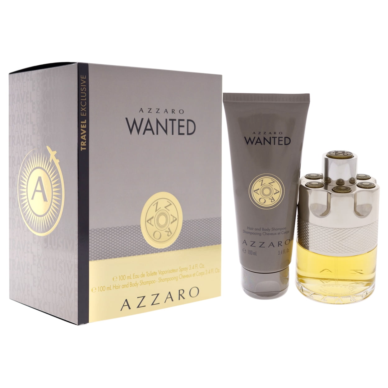 Azzaro Wanted Cologne Gift Set for Men, 2 Pieces - Walmart.com
