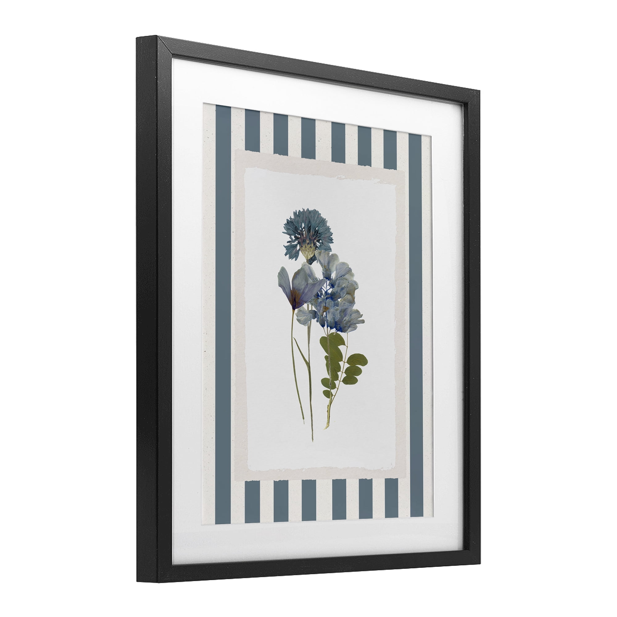 Stupell Industries Summer Memory Flowers Black Framed Print Under Glass, design by Val Rhodes