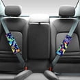thumbnail image 2 of Chririnla Colorful Cartoon Dinosaurs Pattern Car Seat Belt Pads Soft Magic Tape Seat Belt Shoulder Pad, Easy Care Premium Compatible with Auto Sedan SUV, 2 of 7
