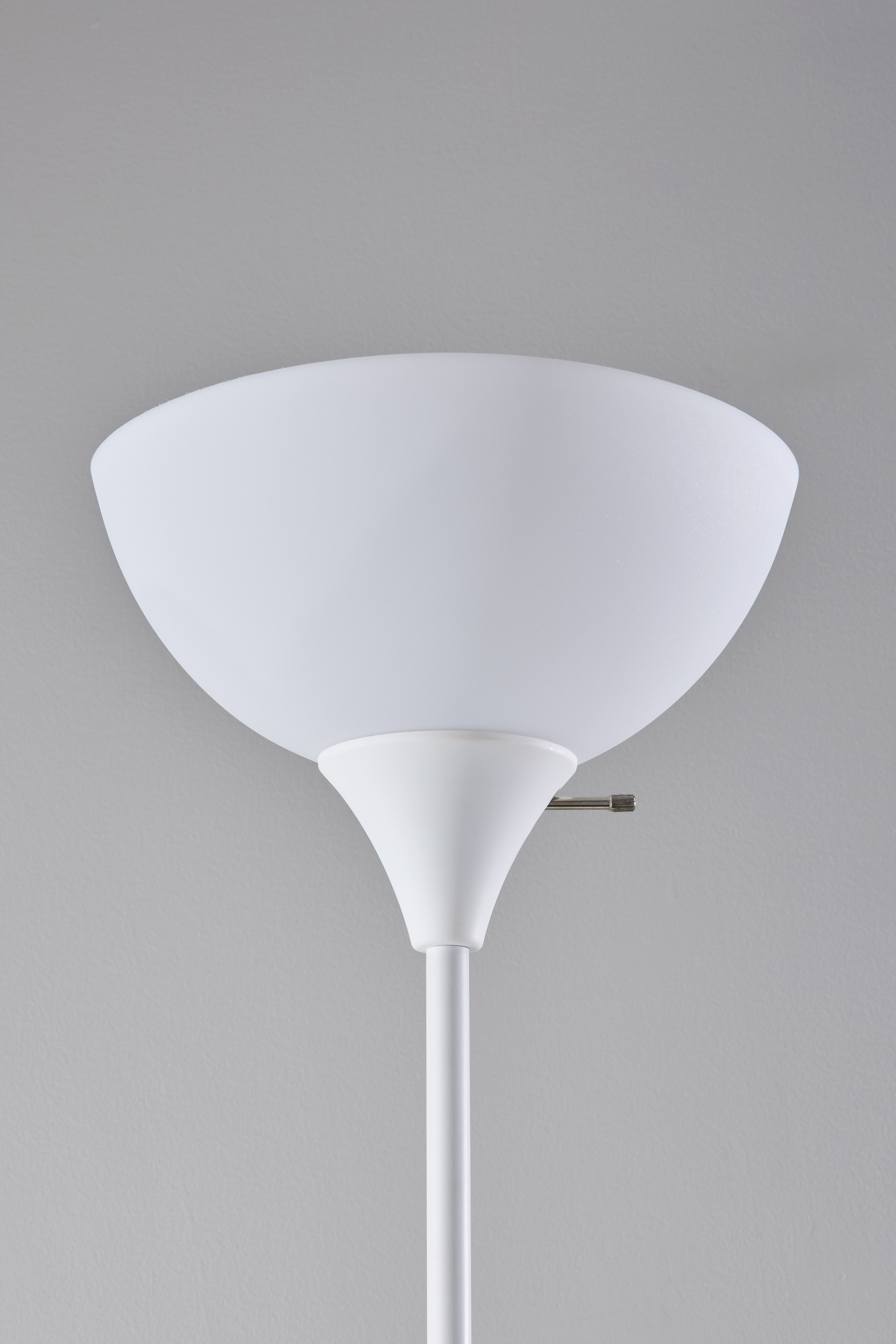 MAINSTAYS 72″ WHITE COMBO FLOOR LAMP WITH READING LAMP, MODERN DESIGN