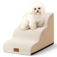 thumbnail image 1 of PetSafe Curved Dog Stairs – Foam Ramp for Small Pets, Non-Slip Ladder for Bed & Sofa with Waterproof Cover, 1 of 5