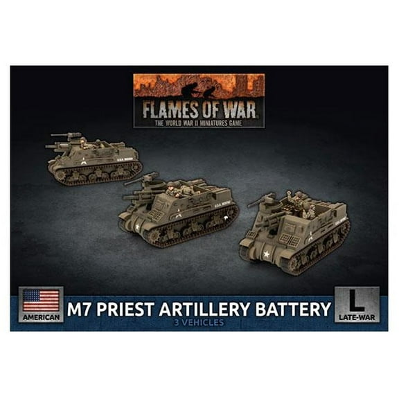 Battlefront Miniatures M7 Priest Artillery Battery New