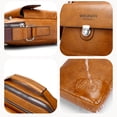 thumbnail image 2 of Bandolera de piel sintética para hombre, estilo empresarial vertical, 2 of 2