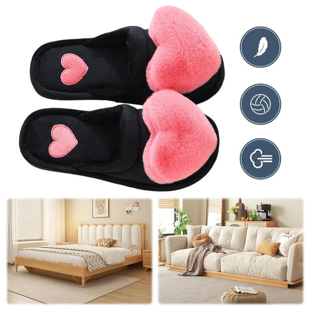 Lindas Peludas para Mujeres Corazón Transpirables Interior
