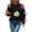 Black#1, variant on Womens Sweaters Dressy Casual,and Winter Women's Casual Round Neck Pullover Blouse Knitting Long Sleeve Solid Tops Sweaters Orange M