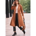thumbnail image 2 of Jessica London Women's Plus Size Trapeze Wool-Blend Coat, 2 of 6