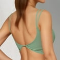 thumbnail image 5 of Glisme Sports Bras For Women High Support Comfortable Large Thin Sagging Side Backless Shining No Steel Ring Wrapping Bra For Yoga Gym Mint Green, 5 of 5