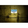 thumbnail image 3 of Notice Employees Only Beyond This Point Sign, - Self Adhesive 5 X 8", Durable, Superior Quality By MP Printing- pack of 4, 3 of 6