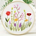 thumbnail image 1 of Maydear Stamped Embroidery Kit for Beginners with Pattern, Cross Stitch kit, Embroidery Starter Kit Including Embroidery Hoop, Color Threads and Embroidery Scissors - Floral Fragrance, 1 of 2