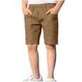 thumbnail image 3 of Taqqpue Boys Cargo Shorts Quick Dry Hiking Shorts Lightweight Athletic Short with Pockets Outdoors 5-15 Years, 3 of 10