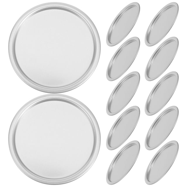 20 tapas de aluminio fáciles de abrir, reutilizables, para tarros de boca ancha, herméticas y a prueba de fugas