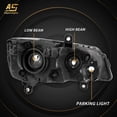 thumbnail image 3 of Replacement For 2011-2018 Dodge Grand Caravan/2008-2016 Headlights Chrysler Town & Country, 3 of 7