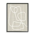 thumbnail image 5 of Stupell Industries Minimal White Line Beige Grain Pattern Modern Framed Wall Art, 11 x 14, Design by Alpenglow Workshop, 5 of 5