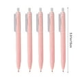thumbnail image 3 of Quick Dry Gel Pens 5 Count 0.5mm Fine Point Pink Ink Fast Drying Smooth Writing Pens with Frosted Grip for Journaling Note Taking Office, 3 of 6