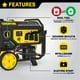 thumbnail image 3 of Champion Power Equipment Generador portátil de combustible dual de 4750 vatios con arranque eléctrico, kit de ruedas, 3 of 5
