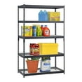 thumbnail image 3 of Edsal Adjustable 5 Shelf Durable Steel Storage Organization Shelves, Black, 3 of 6