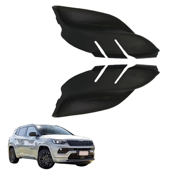 1 Pair Cowl Side Panel Trim Compatible with Jeep Compass 2017–2023, Wiper Side Trim Engine Hood Hinge Cover Replace 53223828 53223829