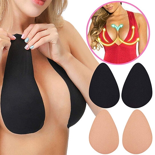 1 Pair Women Self Adhesive Strapless Sticky Bra Breast Lift Nipple