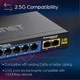 thumbnail image 3 of Conmutador para juegos TRENDnet TEG-S327, 7 puertos, multigigas, 20 Gbps, 3 of 7