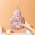 thumbnail image 4 of Uuiauoio Chenille Hand Towel with Hanging Loop, Cartoon Capybara Fuzzy Ball Hand Drying Puff, Absorbent Hand Towels, Idea for Bathroom and Kitchen Use, 4 of 6