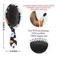 thumbnail image 6 of Colorful Halloween Ghosts Pattern Hair Brush,Girls Detangling Hair Brush,Glide Through Tangles with Ease for Wet & Dry Hair,8.8"X2.8", 6 of 7