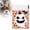 H, variant on 100-Piece Self-Adhesive Halloween Cellophane Cookie Bags with Pumpkin Design for Party Treat Packaging
