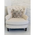 thumbnail image 2 of Plutus Brands Mid Night Oblique Ridge Wave Luxury Throw Pillow, 2 of 3