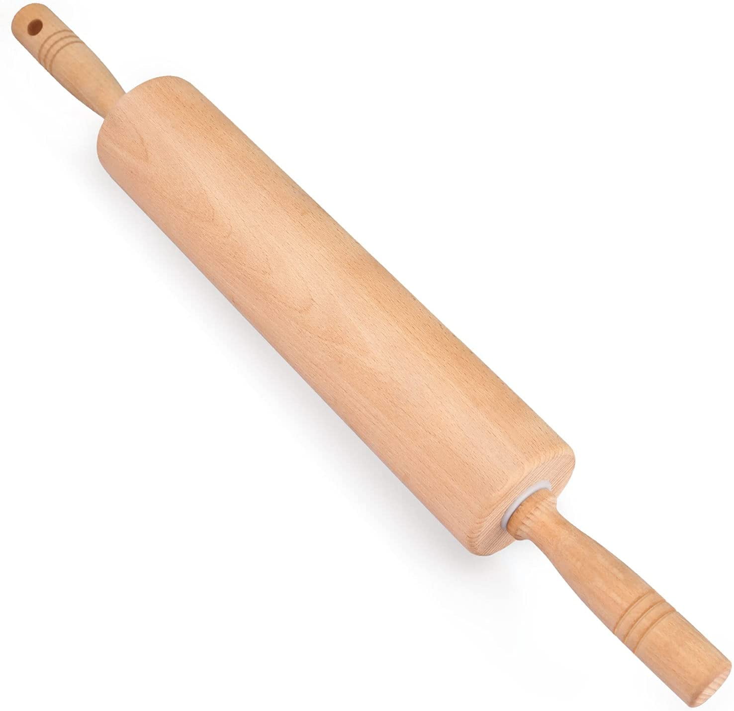 Ateco Professional Rolling Pin, -Inch Barrel, Made of Solid Rock 