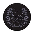 thumbnail image 3 of Soporte PopSockets con forma de luna con estampado floral bohemio, morado y lavanda, 3 of 6