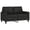 Black + Width 54.3", variant on vidaXL Sofa Chair Upholstered Accent Armchair Sofa Comfort Dark Gray Fabric