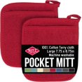 thumbnail image 1 of XUCP-40083 Royale Collection Pocket Mitt Set, 2-Piece, Paprika, 1 of 4