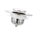 thumbnail image 4 of Colador de desagüe para fregadero de cocina, desagüe para lavabo de baño, colador de fregadero universal portátil de tipo prensa fácil de usar, 4 of 9