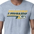 thumbnail image 3 of Men's Starter Heather Gray Green Bay Packers Logo Push Graphic T-Shirt, 3 of 3