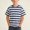 Dark Blue, variant on Boys Striped T Shirts Kids Fashion Crewneck Short Sleeve Loose Summer Tees Tops Classic Casual Cotton Tshirts 1-14 Years