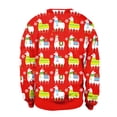 thumbnail image 2 of Sweater Camiseta Para Mujer Impresión Digital 3D Pullover Sudaderas Para Fiesta Navideña Yuarrent HA046182-01, 2 of 6