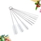 thumbnail image 5 of BRIGHTFUFU 10PCS / Set Cepillos de limpieza para pajitas de beber Limpiador de cepillos de nailon de acero inoxidable para pajitas de limpieza (Blanco), 5 of 7