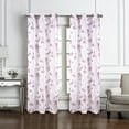 thumbnail image 5 of Ellie Floral Sheer Window Curtain Panel 84 inch or 95 inch 54" x 84" - 84 Inches - Jillian - Taupe, 5 of 5