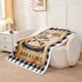 thumbnail image 2 of Erosebridal Vintage Paddle Fleece Blanket, Lake House Sherpa Throw, Rustic Room Decor, 2 of 6