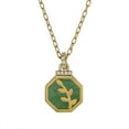 thumbnail image 4 of Believe by Brilliance 14KT Gold Flash Plated Triple Strand Necklace with Genuine Stone Adult, 4 of 4