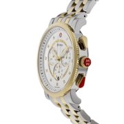 Michele Sport Sail White Diamond Dial Two-Tone Steel Women's Watch MWW01K000121