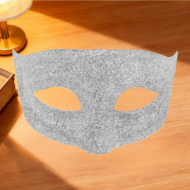 Máscara de media cara para fiesta de carnaval, para hombre, máscara de fiesta, máscara de baile, accesorios para juegos de rol, protector facial de poliéster para mujer