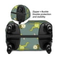 thumbnail image 4 of Disketp Cute Yoga Frogs Elastic Travel Luggage Cover Travel Suitcase Protective Cover For Trunk Case Apply To 18''-32'' Suitcase Cover (Luggage not included)-Medium, 4 of 9