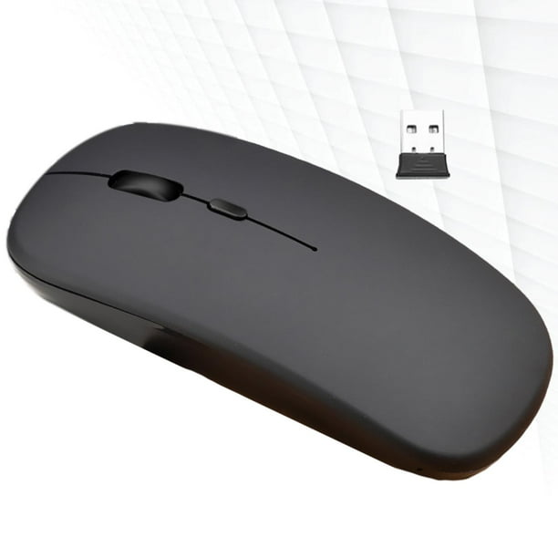 Ratón Inalámbrico Bluetooth Luz RGB, Silencioso, Óptico