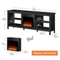 Fireplace TV Stand with LED Lights for TV's up to 80 Inch