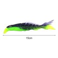 thumbnail image 3 of Señuelos Artificiales Para Peces Cebos de 15 cm/18,5 g, anzuelos, cebos blandos con nudos de PVC para aparejos de pesca (D) Tmvgtek Para Estrenar, 3 of 8