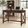 thumbnail image 2 of Pemberly Row Contemporary 48W Writing Desk in Bing Cherry Finish, 2 of 7