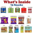 thumbnail image 2 of Snack Box Variety Pack 75 Count Candy Gift Basket, Care Package with Assorted Individually Wrapped Snacks and Candies, for Adults, Kids, College Students, Road Trips, Office Snacks, 2 of 7