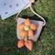 thumbnail image 1 of Bolso pequeño de paja tejido a mano de verano, bolso color piel, mini bolso de paja para niños con lindas flores, bolso mensajero para niños, 1 of 6