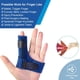 thumbnail image 2 of Férula para dedo en gatillo, férula para dedo ajustable para deformidades de los dedos y nudillos rotos y fracturados, para aliviar los atascos, chasquidos, flexiones y rigidez de los dedos., 2 of 5