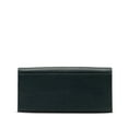 thumbnail image 3 of Pre-Owned CELINE Circle Long Wallet Black Leather Women's, 3 of 10
